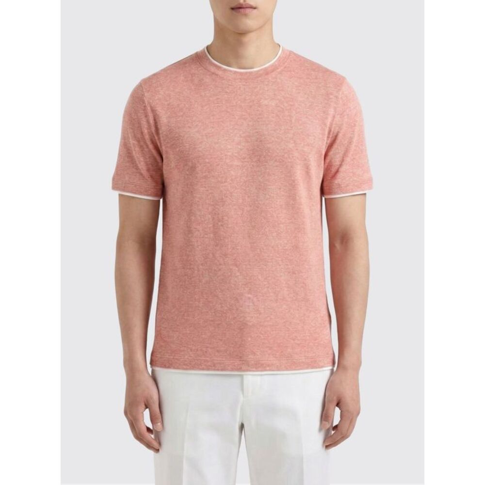 Brunello Cucinelli T-Shirt Men Peach